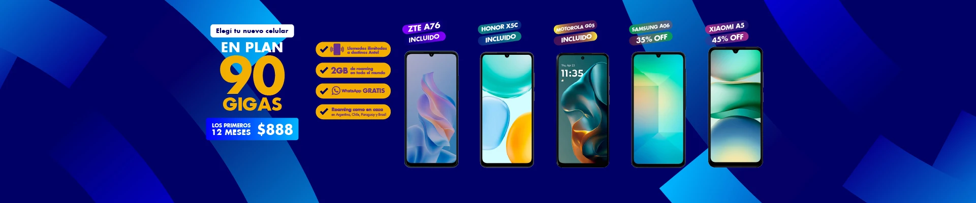 Banner ilustrativo sobre Plan 90 GIGAS