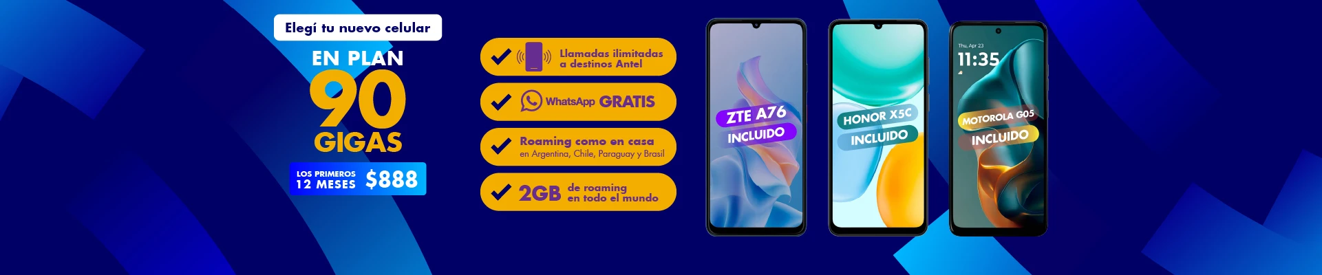 Banner ilustrativo sobre Plan 90 GIGAS