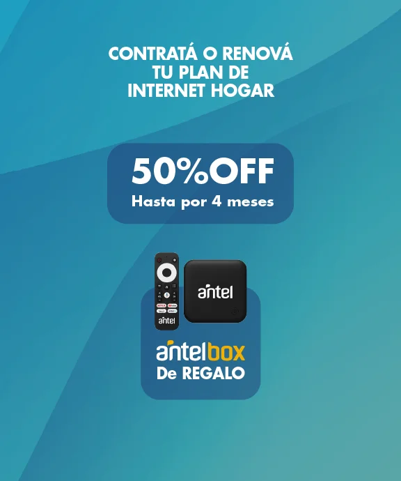 Banner ilustrativo sobre Contratá o renová tu plan de internet hogar