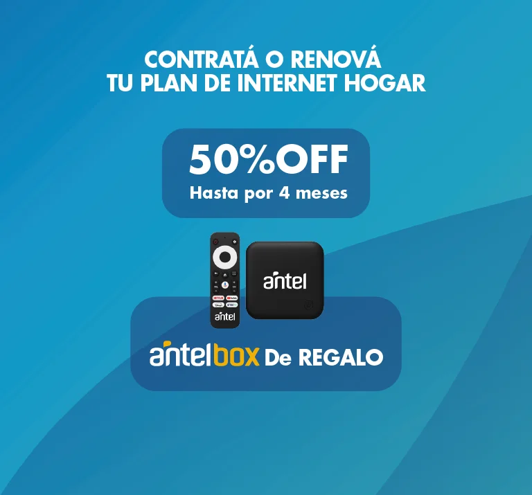 Banner ilustrativo sobre Contratá o renová tu plan de internet hogar
