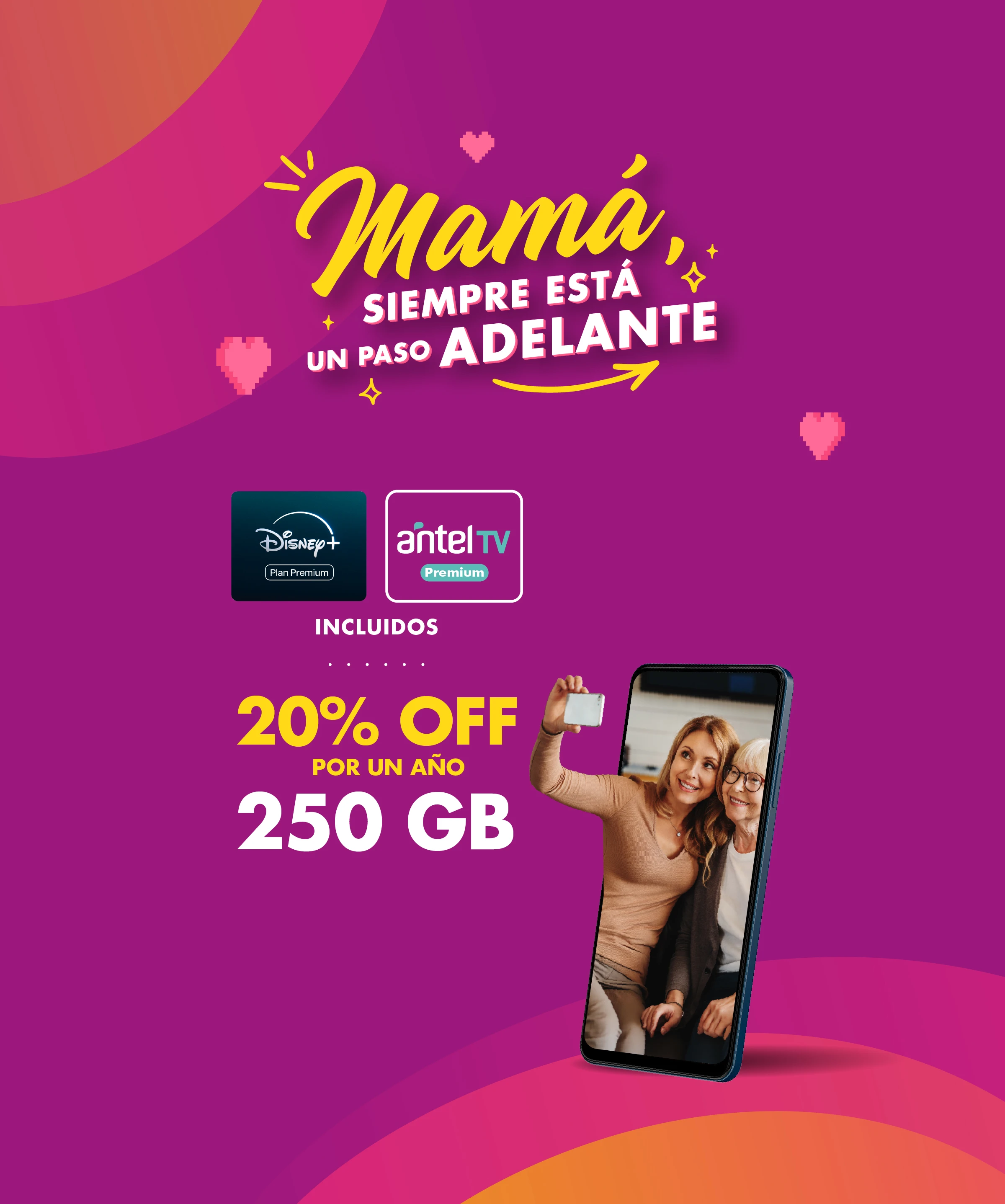Banner ilustrativo sobre Banner home personas - mes mama 250gigas