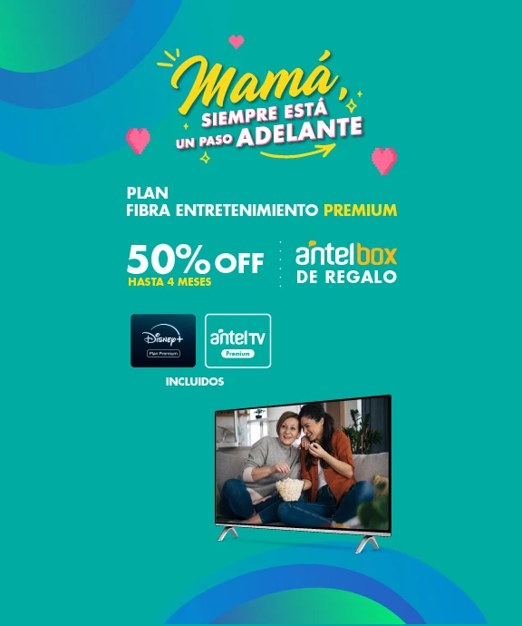 Banner ilustrativo sobre Banner home personas - mes mama Fibra Entretenimiento Premium