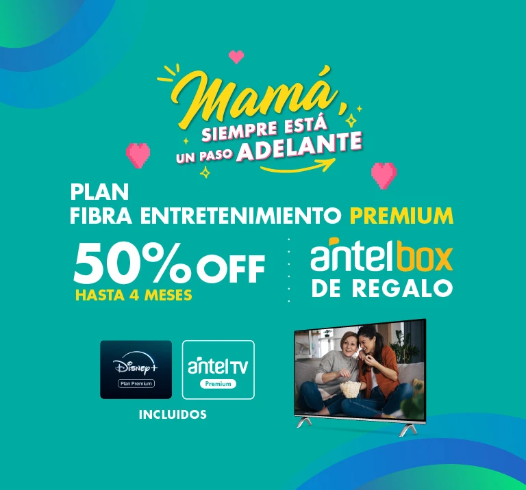 Banner ilustrativo sobre Banner home personas - mes mama Fibra Entretenimiento Premium