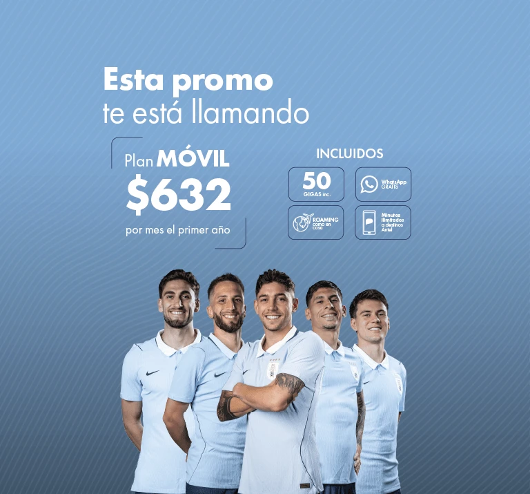 Banner ilustrativo sobre Plan 50 GIGAS móvil