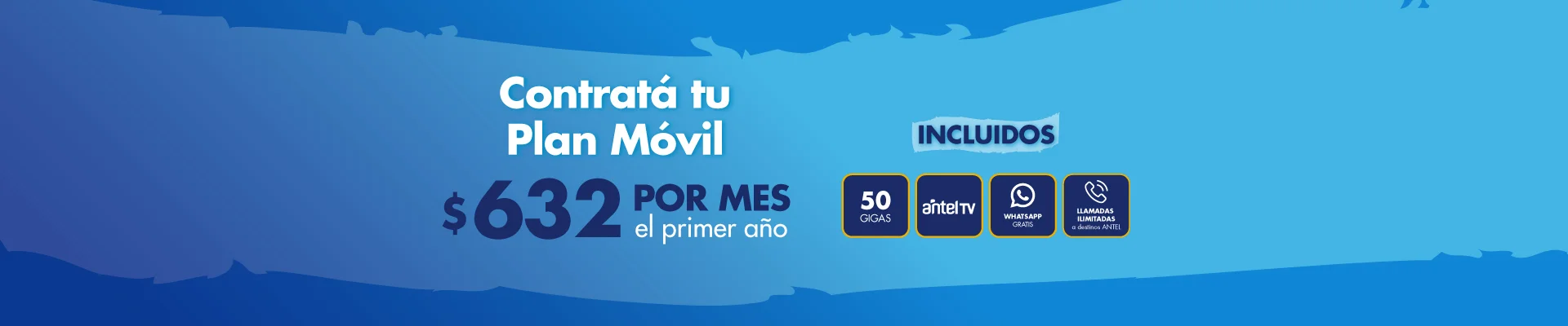 Banner ilustrativo sobre Plan 50 GIGAS móvil
