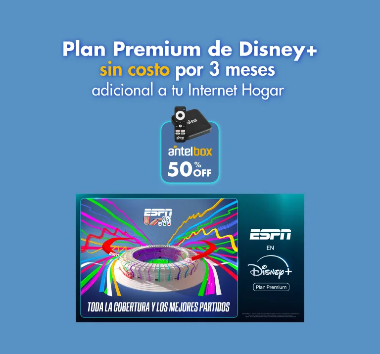 Banner ilustrativo sobre Adicional Disney+ Premium