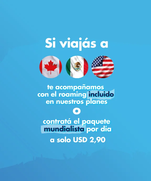 Banner ilustrativo sobre Roaming Mundialista