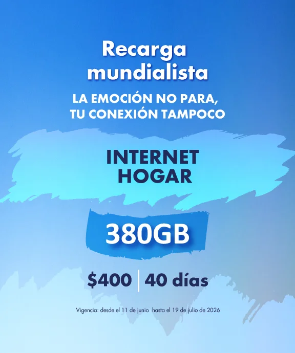 Banner ilustrativo sobre Recarga Mundialista