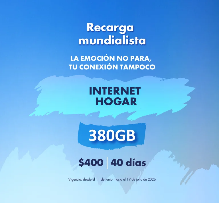 Banner ilustrativo sobre Recarga Mundialista